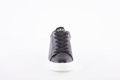 XTI - 43385 LACED FASHION TRAINER - BLACK/SILVER