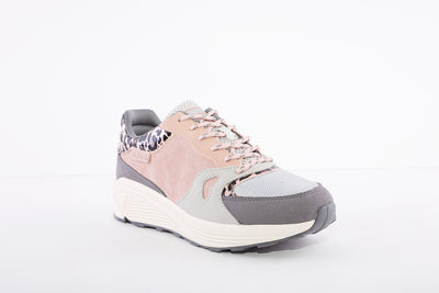 REFRESH - 76932 LACED FASHION TRAINER - PINK MULTI