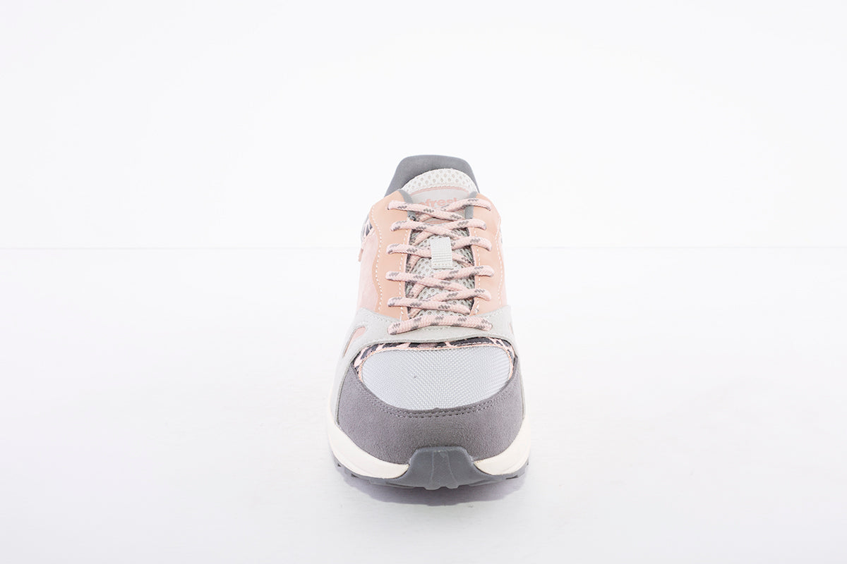 REFRESH - 76932 LACED FASHION TRAINER - PINK MULTI