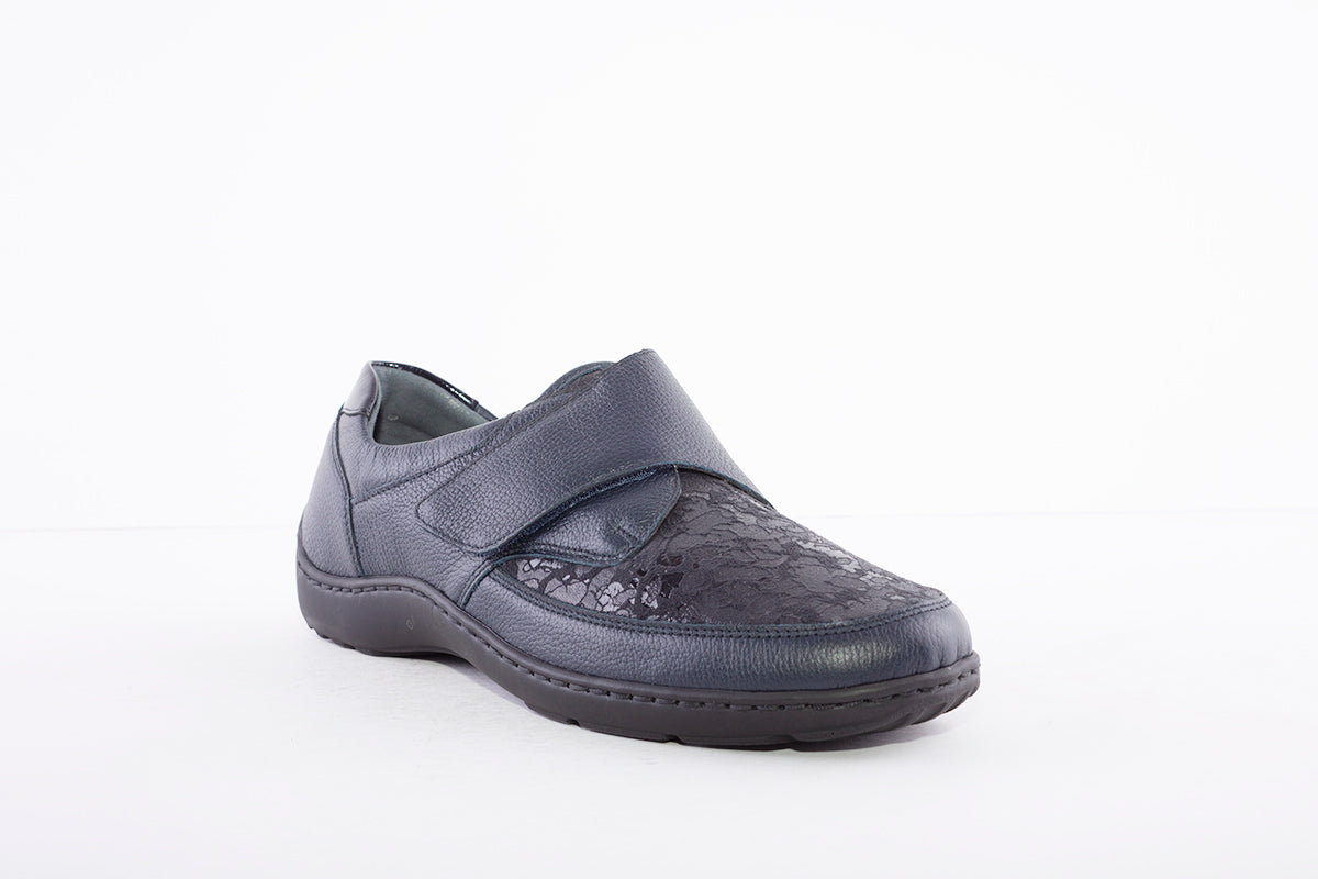 WALDLAUFER - 496H31 HENNI-LDS VELCRO SHOE - NAVY