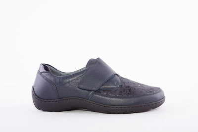 WALDLAUFER - 496H31 HENNI-LDS VELCRO SHOE - NAVY