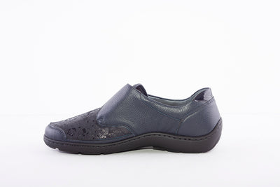 WALDLAUFER - 496H31 HENNI-LDS VELCRO SHOE - NAVY