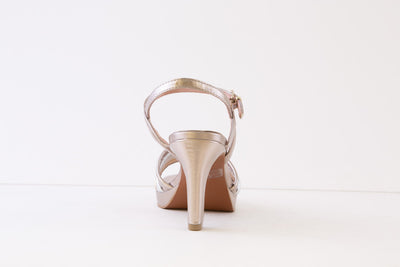 MARCO TOZZI - 28309-532 HIGH HEEL STRAPPY SANDAL - GOLD MULTI