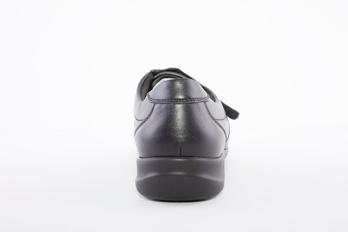 WALDLAUFER - M54306 301 MILLU-VELCRO SHOE - BLACK LEATHER