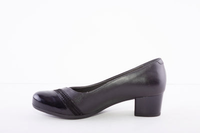 ALPINA - 80B31 NECA - LOW HEEL COURT SHOE - BLACK