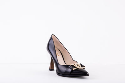 LODI MOSWILL  HIGH HEEL COURT SHOE - BLACK