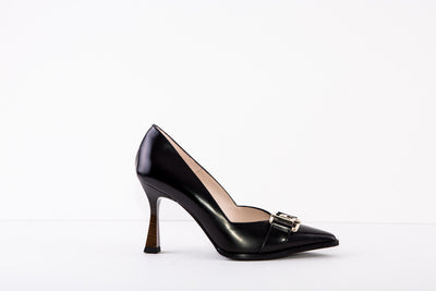 LODI MOSWILL  HIGH HEEL COURT SHOE - BLACK