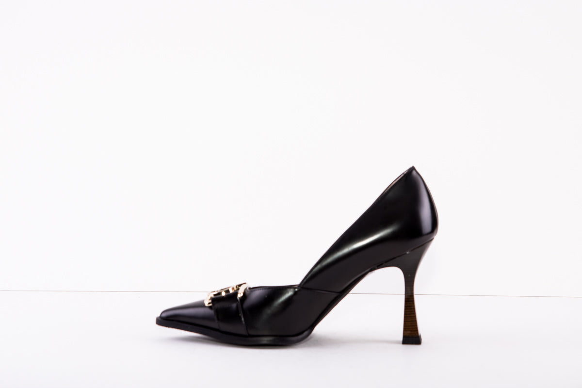 LODI MOSWILL  HIGH HEEL COURT SHOE - BLACK