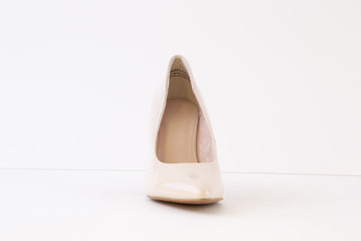MARCO TOZZI - 22406-522 HIGH HEEL COURT SHOE - CREAM PATENT