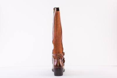 SUSST SAMMY22   LONG FLAT BOOT - TAN