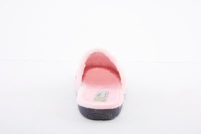 ROAL - R00138 MULE SLIPPER - DARK GREY/PINK