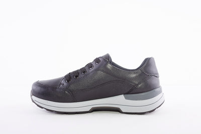 ARA - 24515-01 LACED WATERPROOF COMFORT SHOE - BLACK LEATHER