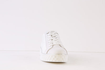 MARCO TOZZI - 23740-197 LACED FASHON RUNNER - WHITE/SILVER