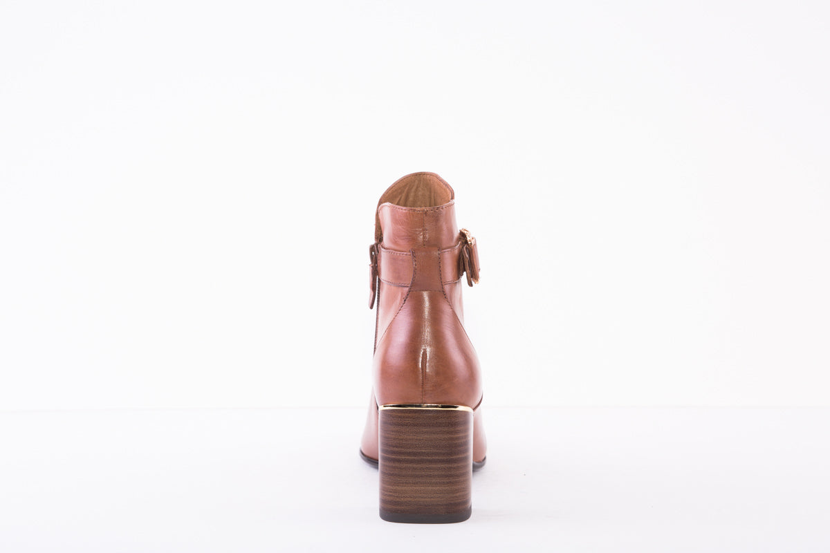 TAMARIS 25343-440  HIGH HEEL FASHION ANKLE BOOT - TAN