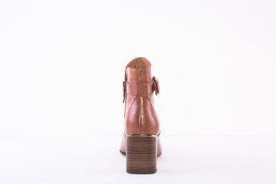 TAMARIS 25343-440  HIGH HEEL FASHION ANKLE BOOT - TAN