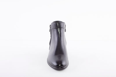 SUSST - GEMMA 21 LOW HEEL FASHION ANKLE BOOT - BLACK