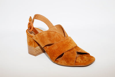 ALPE - 4680 Tan Block Heel Sandal