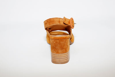 ALPE - 4680 Tan Block Heel Sandal