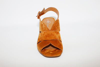 ALPE - 4680 Tan Block Heel Sandal