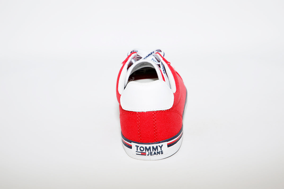 TOMMY HILFIGER - Essential Low-Top Trainers - Red