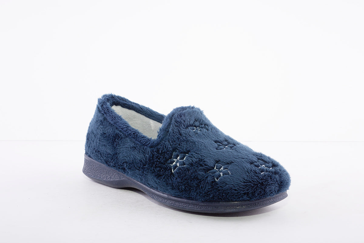 GARZON - 2854.275 FLAT FULL SLIPPER - NAVY