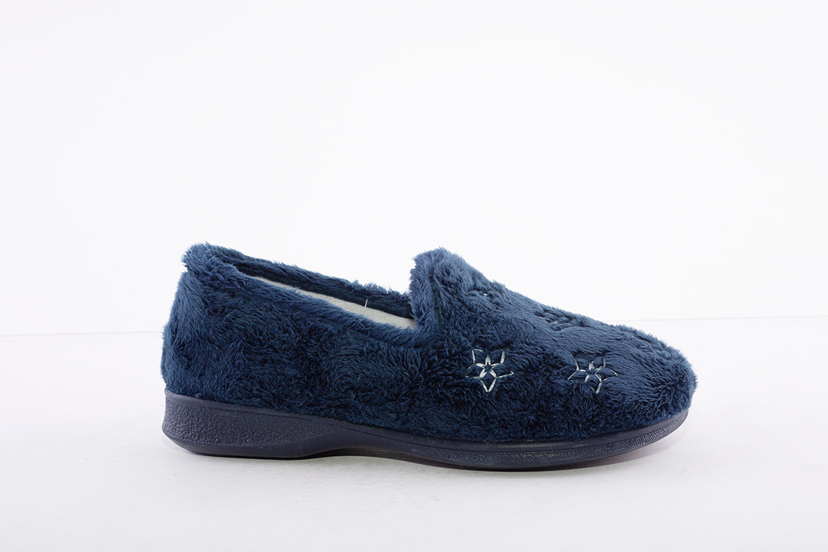 GARZON - 2854.275 FLAT FULL SLIPPER - NAVY