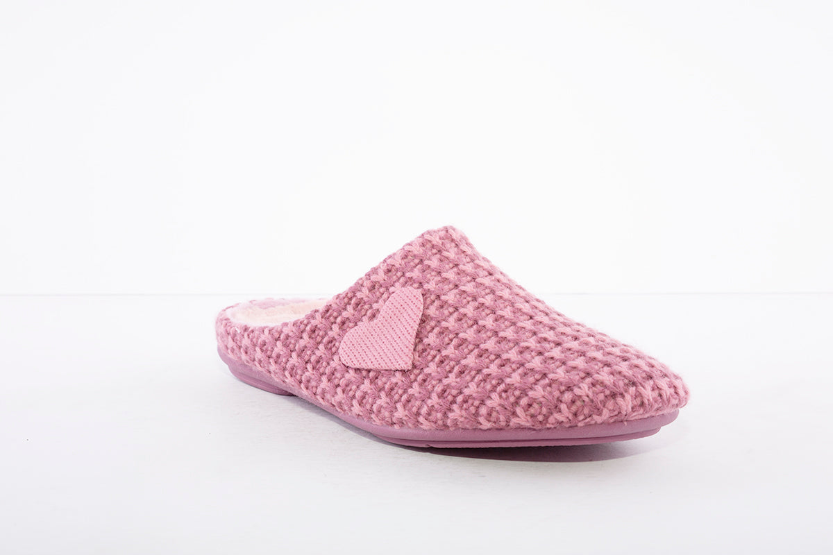 GARZON - 5501.345 FLAT KNIT MULE SLIPPER - PINK