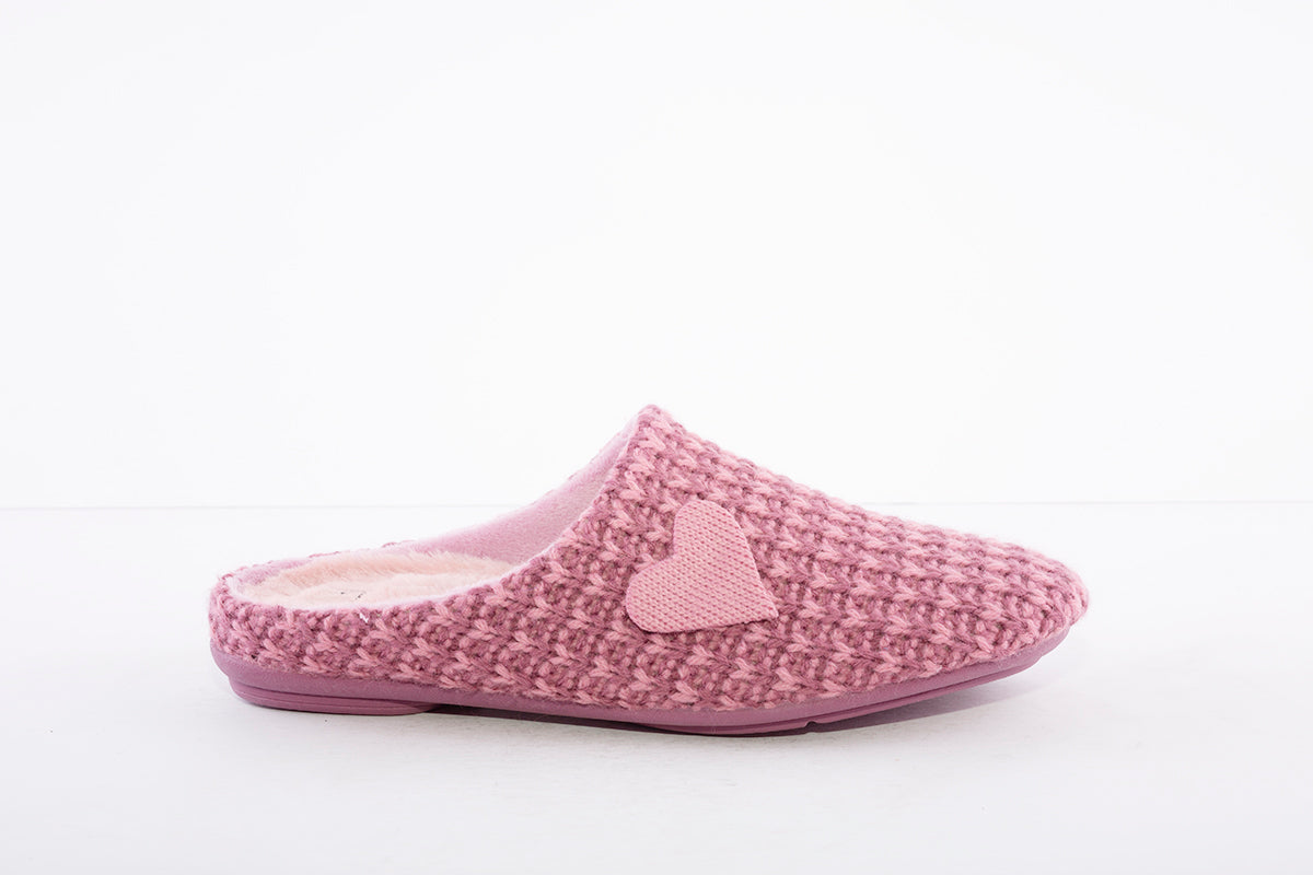 GARZON - 5501.345 FLAT KNIT MULE SLIPPER - PINK
