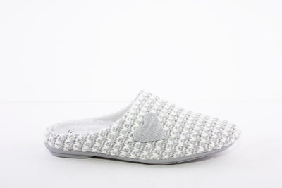 GARZON - 5501.345 FLAT KNIT MULE SLIPPER - GREY