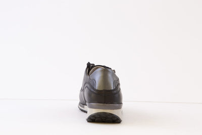 WALDLAUFER - 776004 502 JULE-ZIP/LACED COMFORT SHOE - BLACK