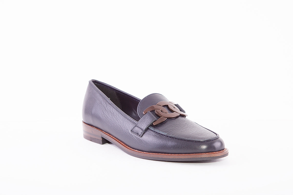 ARA - 31291-07 LOW HEEL SLIP-ON SHOE - NAVY