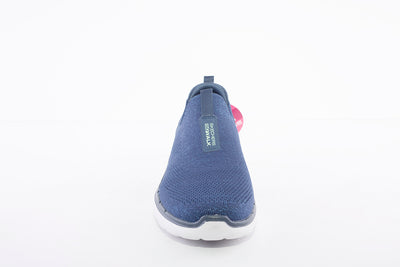 SKECHERS - GO WALK 6 GLIMMERING-KNIT SLIP-ON TRAINER - NAVY