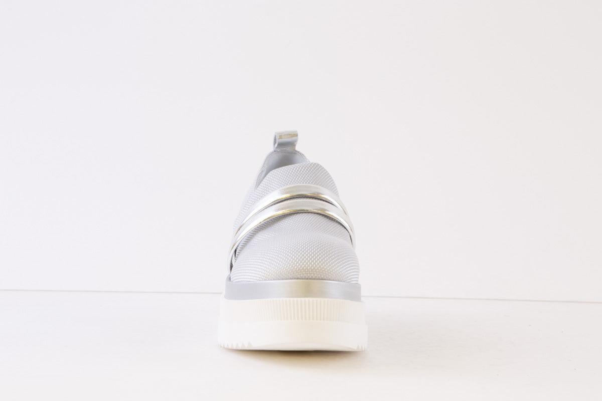MARCO MOREO - D3040 JTA WEDGE SLIP-ON SHOE - SILVER