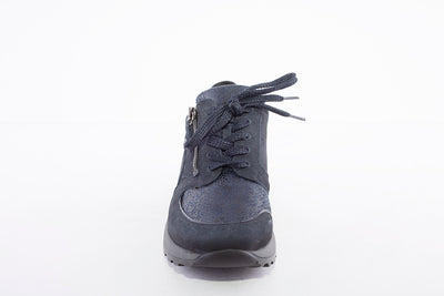 WALDLAUFER - H64007 HIROKO - LACED COMFORT SHOE -H WIDTH - NAVY
