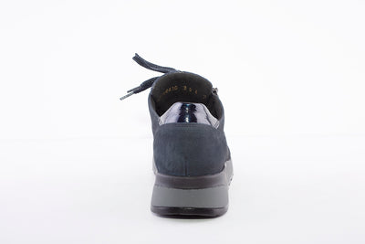 WALDLAUFER - H64007 HIROKO - LACED COMFORT SHOE -H WIDTH - NAVY