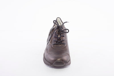 WALDLAUFER - 939008 CLARA LACE UP COMFORT SHOE - BROWN