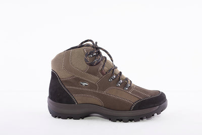WALDLAUFER - 471900 911 HOLLY LACE UP HIKING ANKLE BOOT - BROWN MULTI