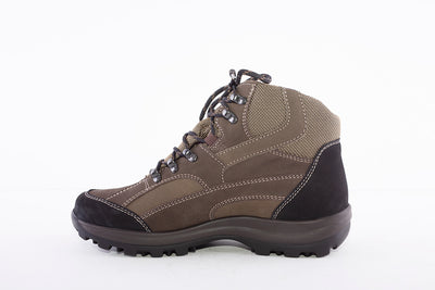 WALDLAUFER - 471900 911 HOLLY LACE UP HIKING ANKLE BOOT - BROWN MULTI
