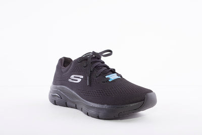 SKECHERS - ARCH FIT BIG APPEAL-LACED TRAINER - BLACK