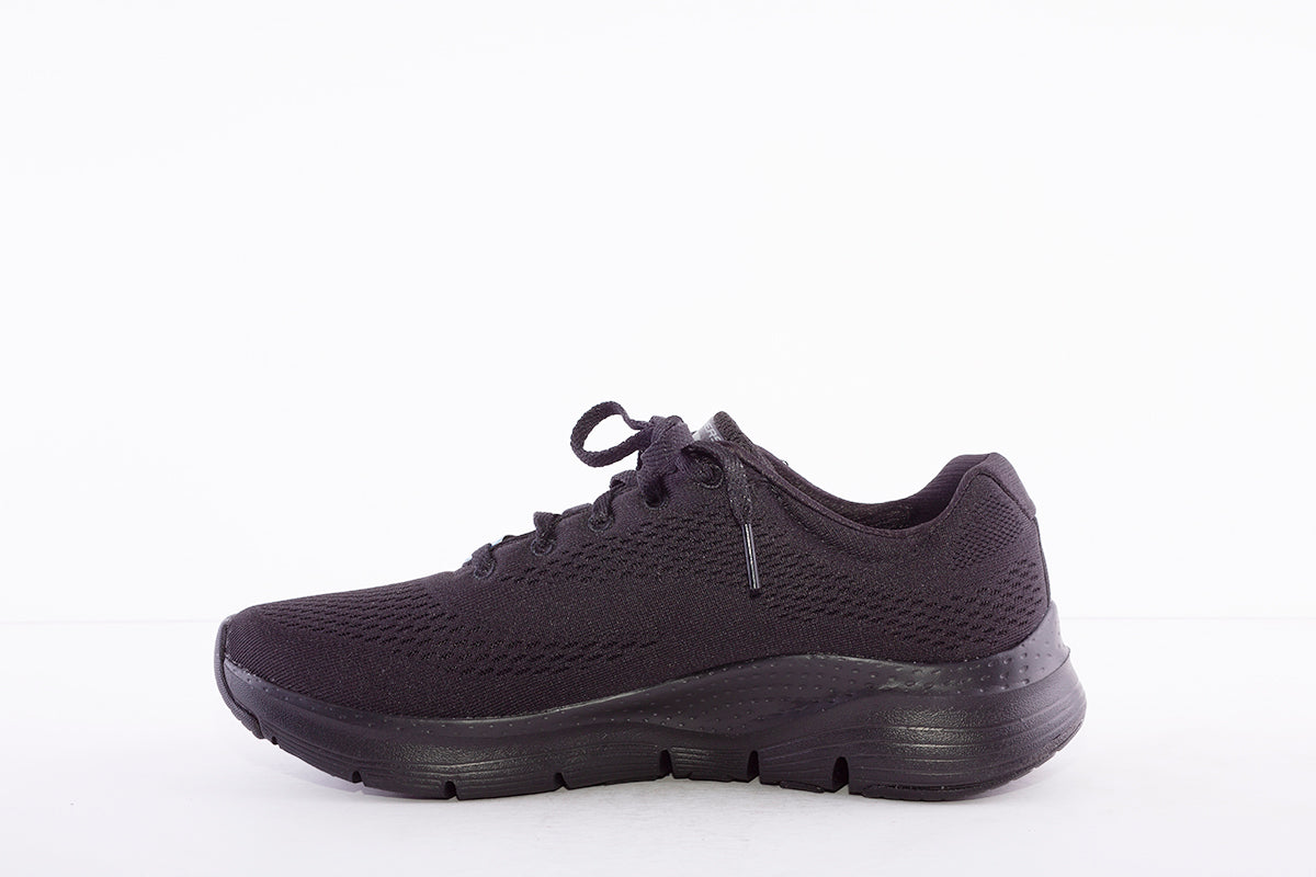 SKECHERS - ARCH FIT BIG APPEAL-LACED TRAINER - BLACK