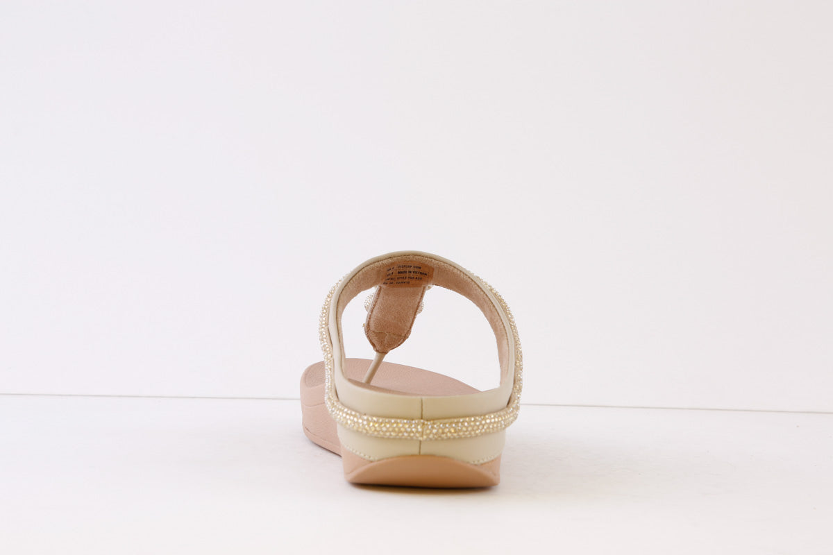 FITFLOP - FINO CRYSTAL TOE-POST MULE - GOLD â Victor Dwyer Ladies & Children's Shoes