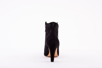 LOTUS - EMMA B HIGH HEEL FASHION ANKLE BOOT - BLACK SUEDE
