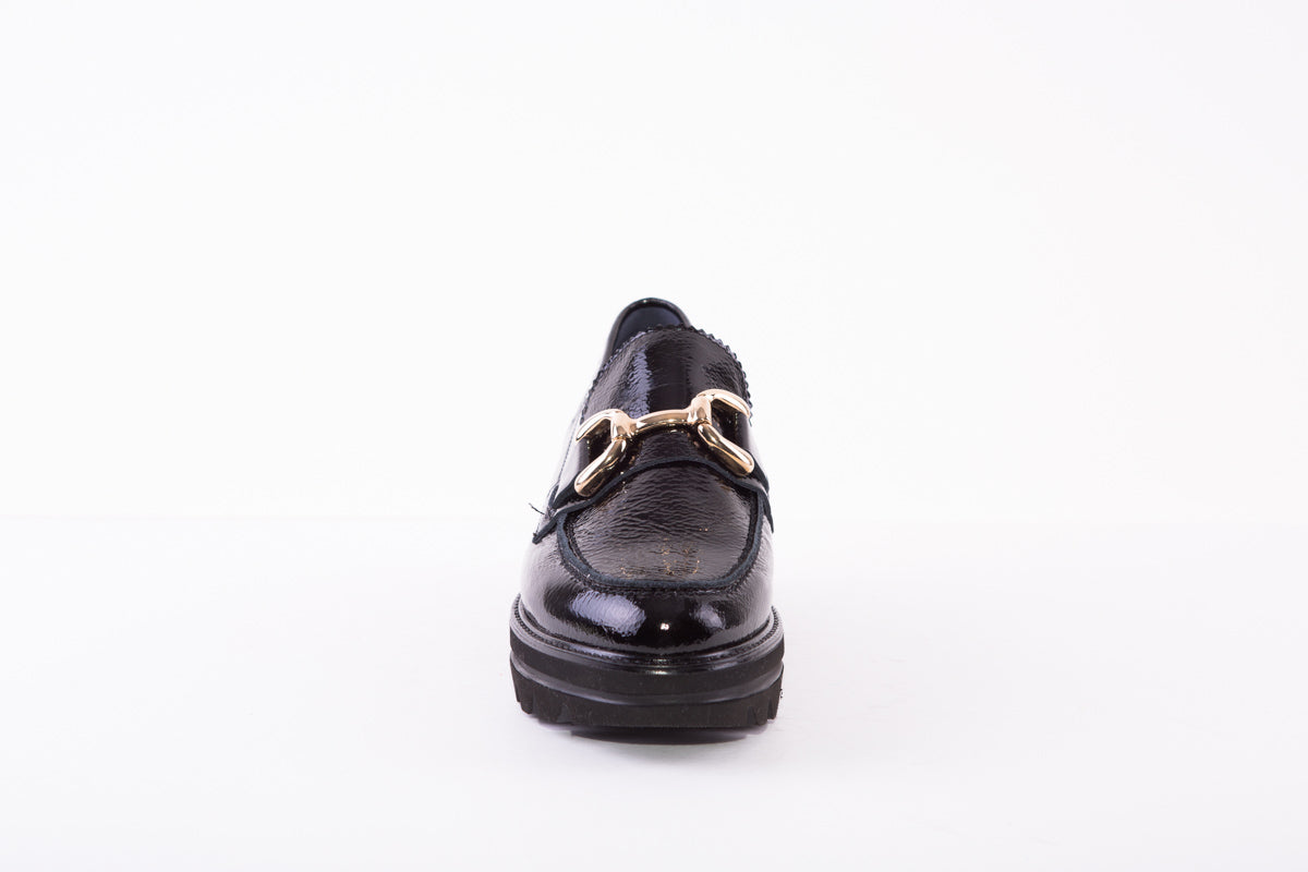 CALLAGHAN - 14854 WEDGE SLIP-ON SHOE - BLACK PATENT