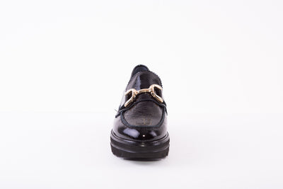CALLAGHAN - 14854 WEDGE SLIP-ON SHOE - BLACK PATENT