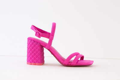 TAMARIS - 28358-516 MEDIUM BLOCK HEEL STRAP SANDAL - PINK