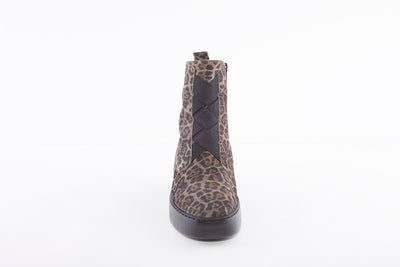 WONDERS - A-8332 PLATFORM BOOT - GREEN LEOPARD