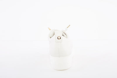 PAUL GREEN - 5017-061 LACED WEDGE FASHION SHOE - CREAM