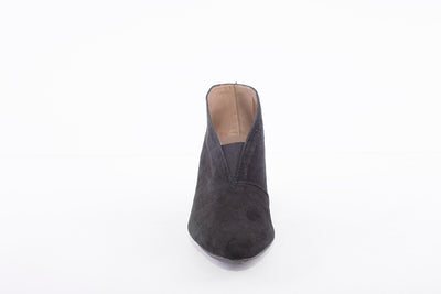 WONDERS - I-7803 MEDIUM HEEL ANKLE BOOT - BLACK SUEDE