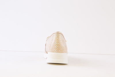 VALERIAS - 9045 SLIP-ON FASHION SHOE - GOLD PRINT