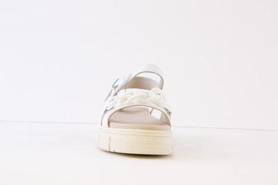 CAPRICE - 28708-102 CHUNKY FLAT SANDAL - WHITE